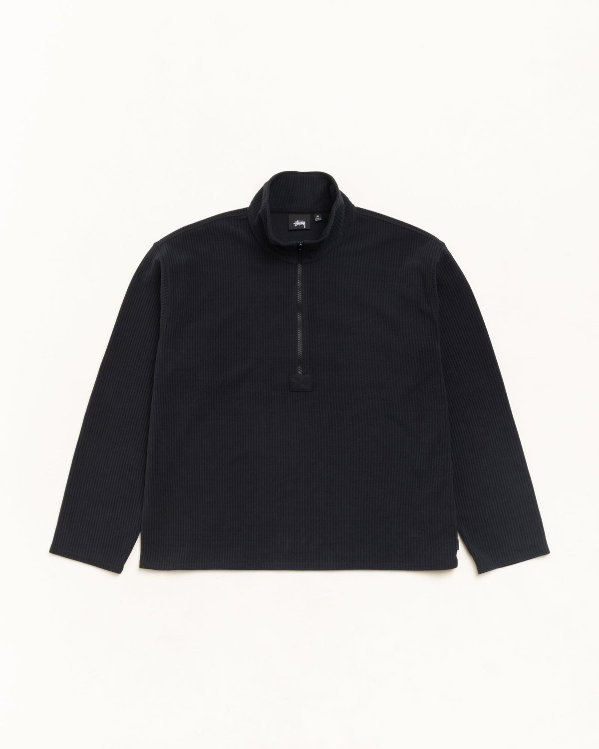 HALF ZIP THERMAL MOCK NECK