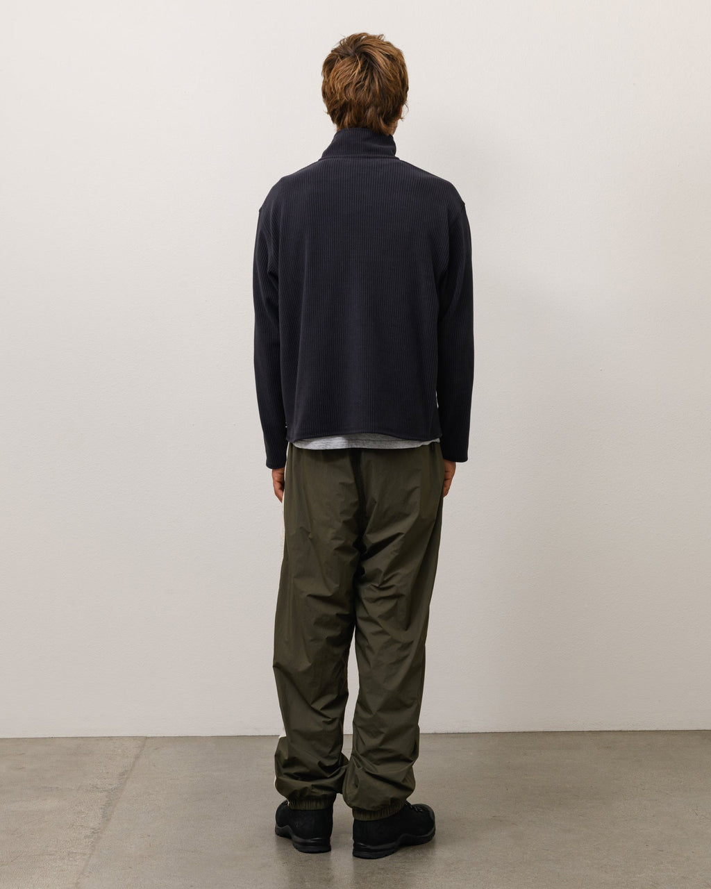 HALF ZIP THERMAL MOCK NECK