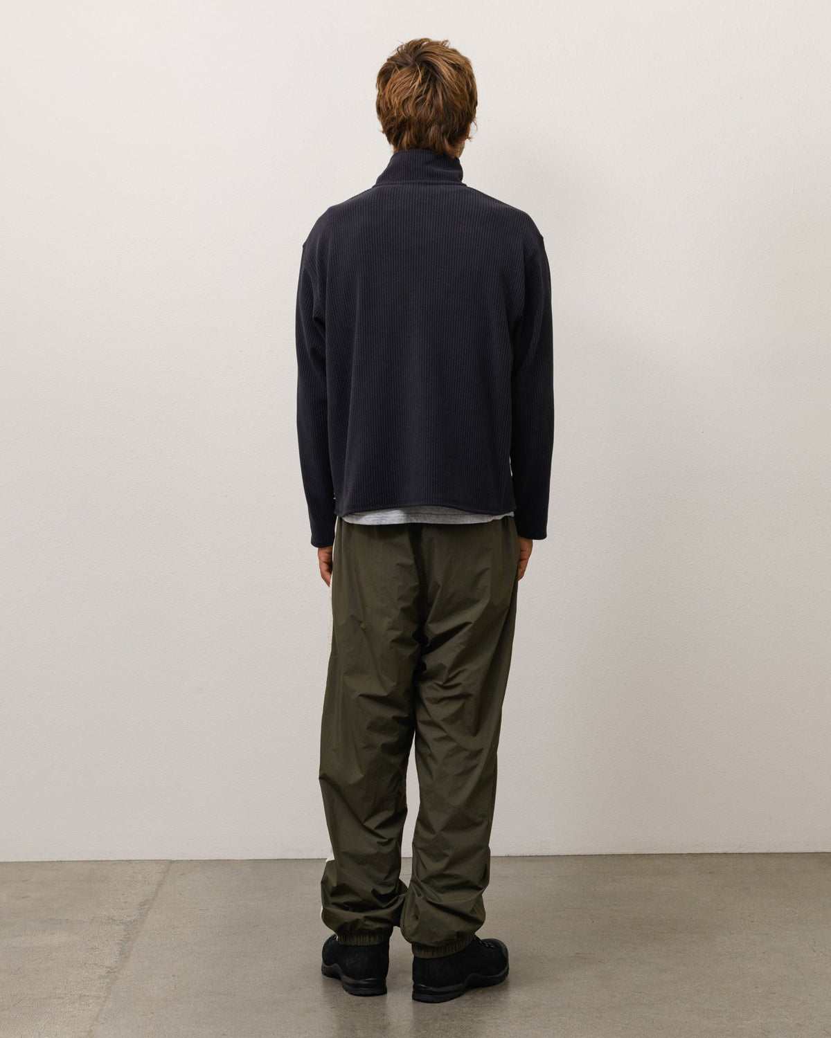 HALF ZIP THERMAL MOCK NECK