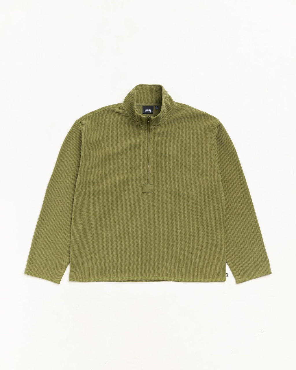 HALF ZIP THERMAL MOCK NECK