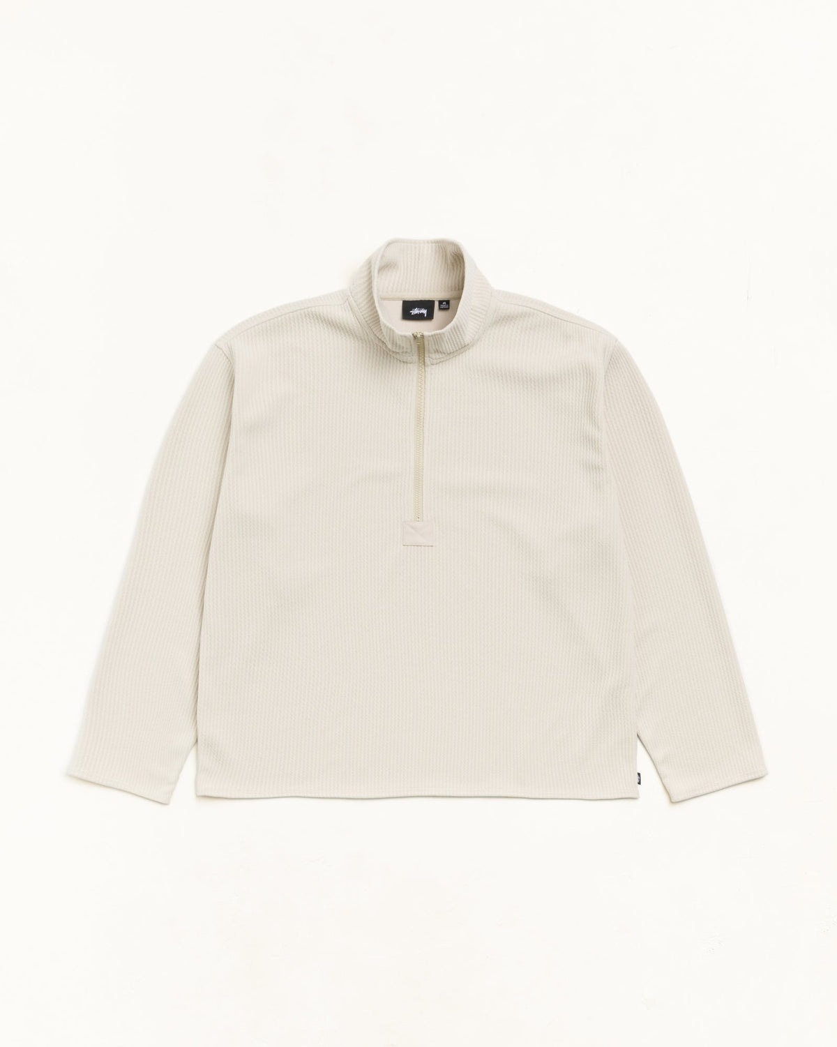 HALF ZIP THERMAL MOCK NECK