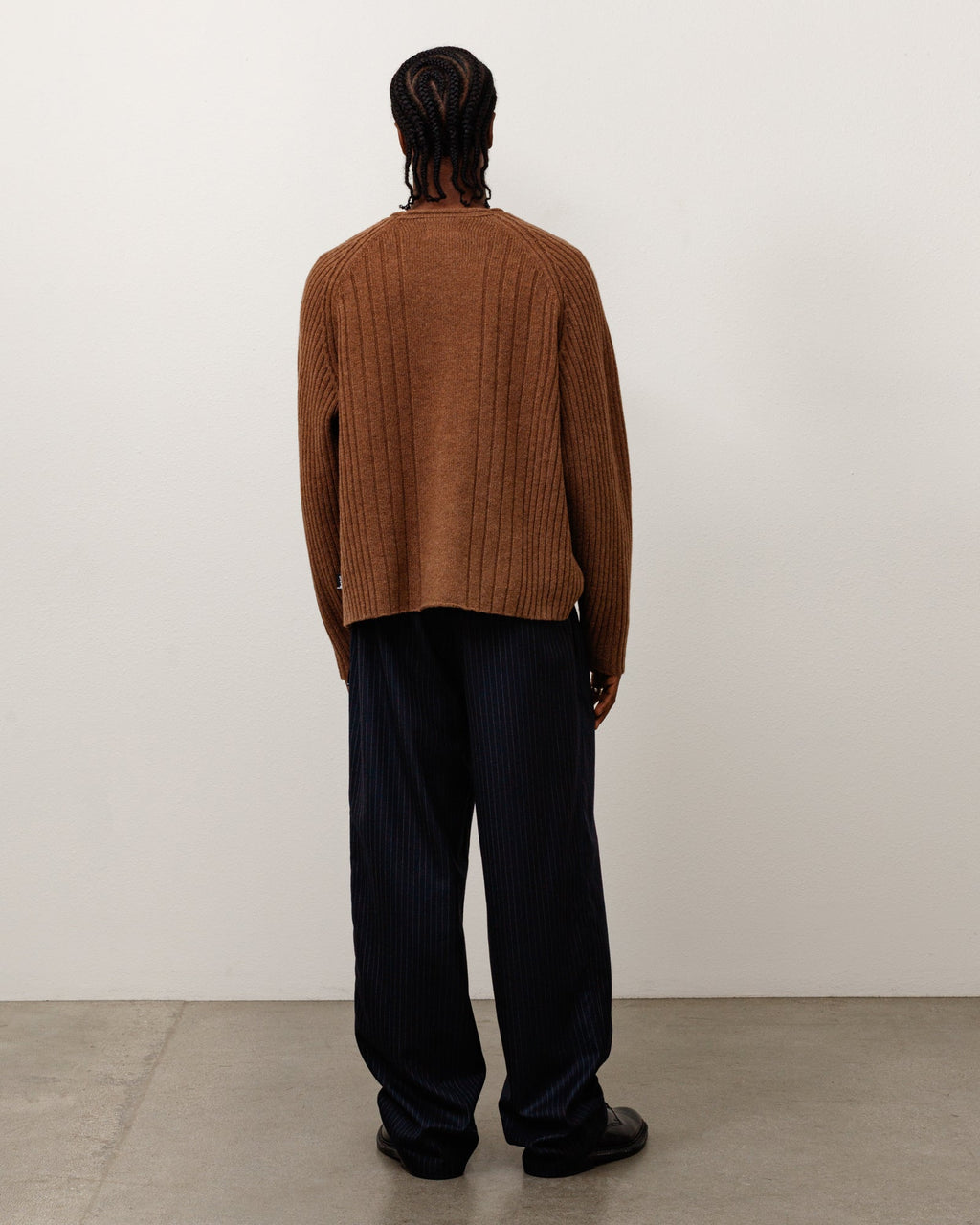 STRIPED WOOL BEACH PANT
