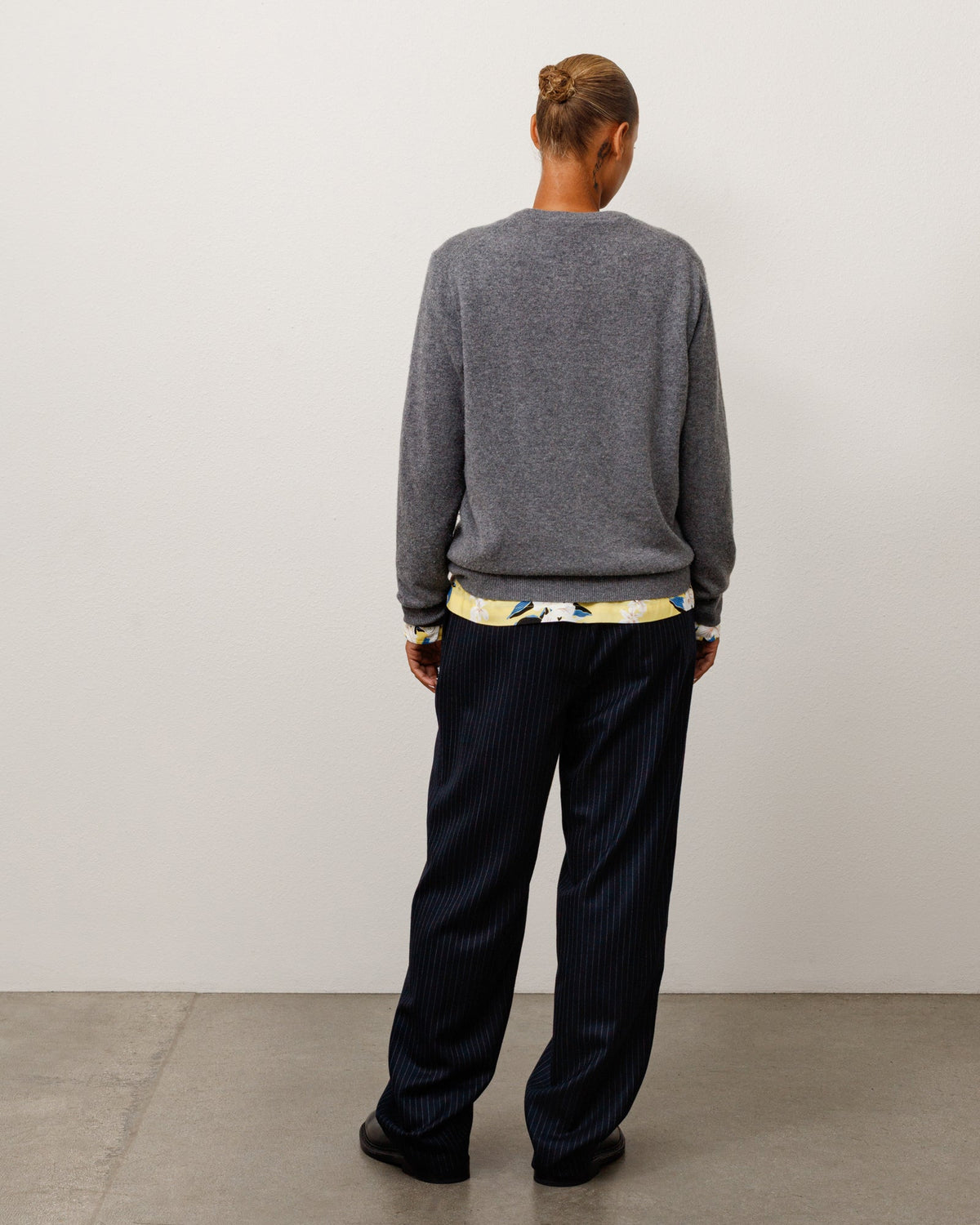 STRIPED WOOL BEACH PANT