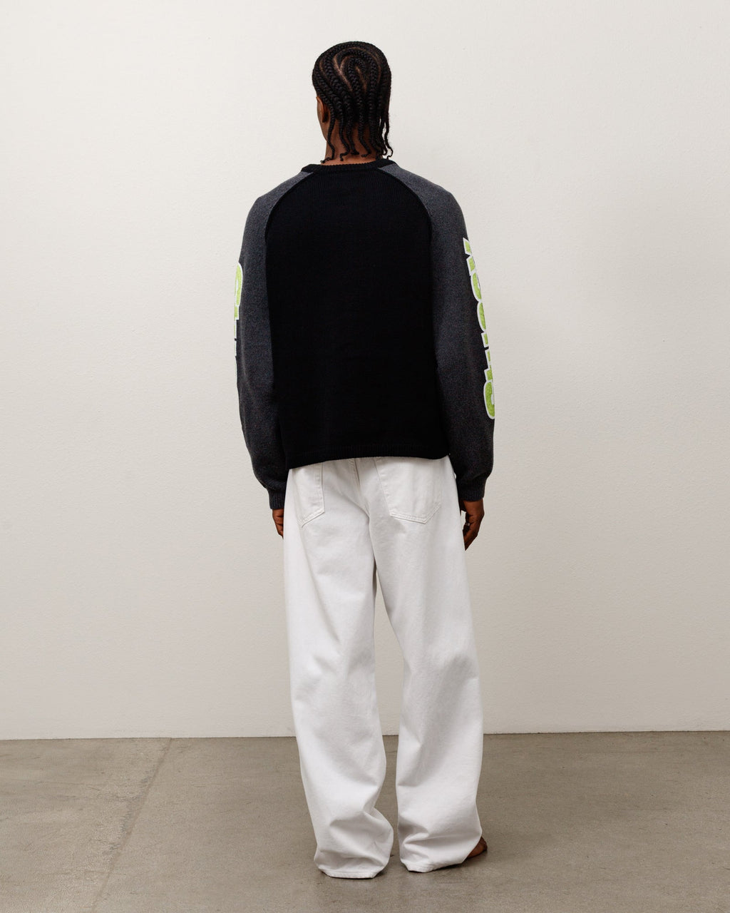 TWO TONE RAGLAN SWEATER