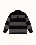 PIQUE KNIT STRIPE RUGBY