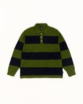 PIQUE KNIT STRIPE RUGBY