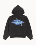 BASIC DIAMOND ZIP HOODIE