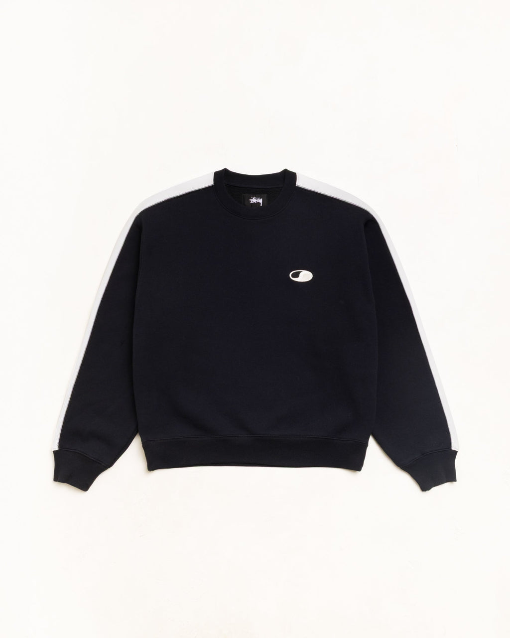 PANELED STRIPE CREW
