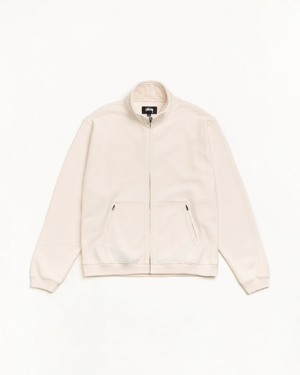 ZIP FLEECE MOCK NECK