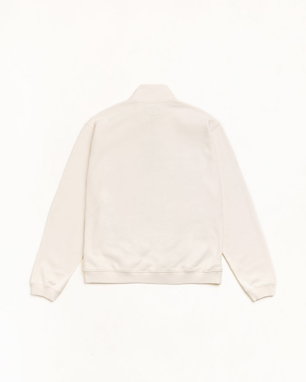 ZIP FLEECE MOCK NECK