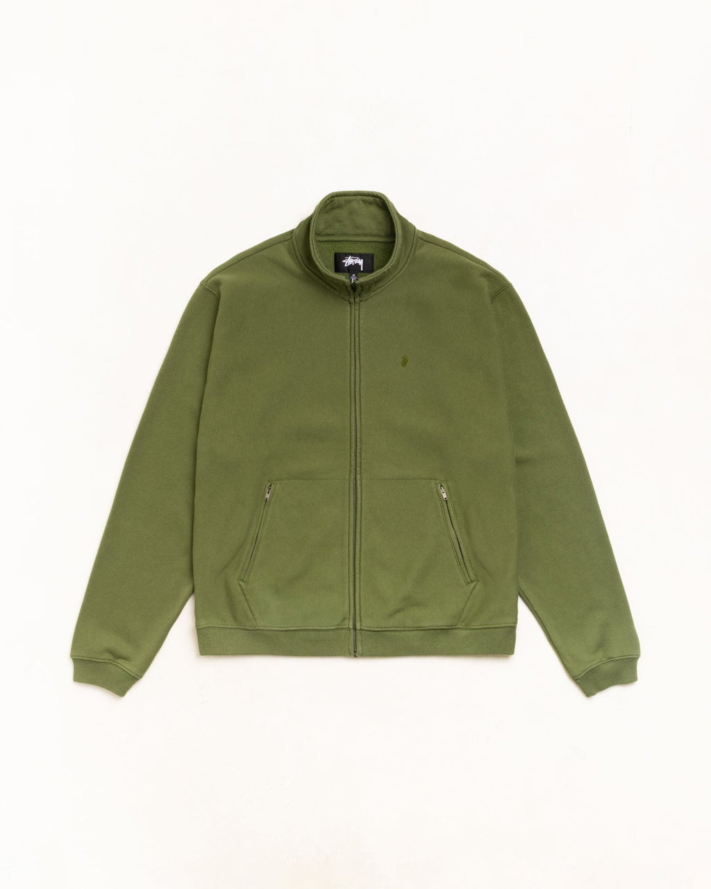 ZIP FLEECE MOCK NECK