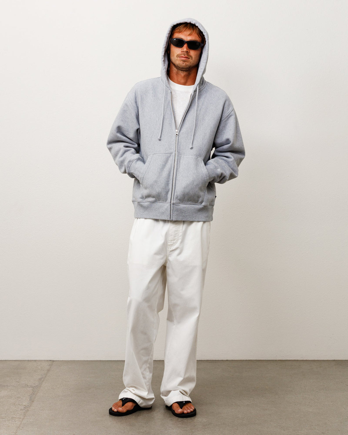 FLEECE ZIP HOODIE