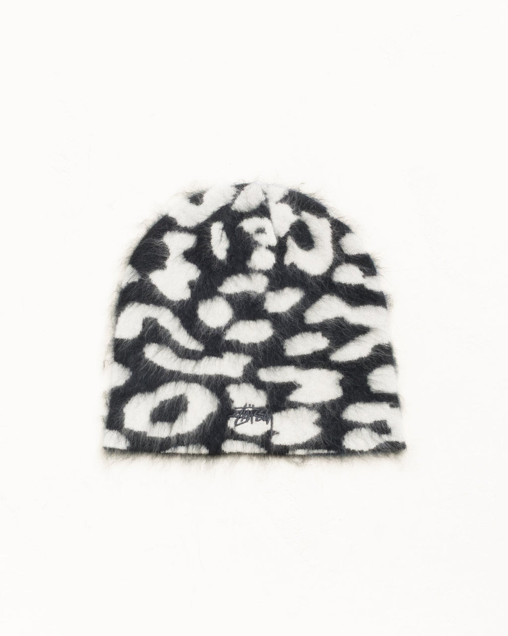 CASHMERE LEOPARD SKULLCAP