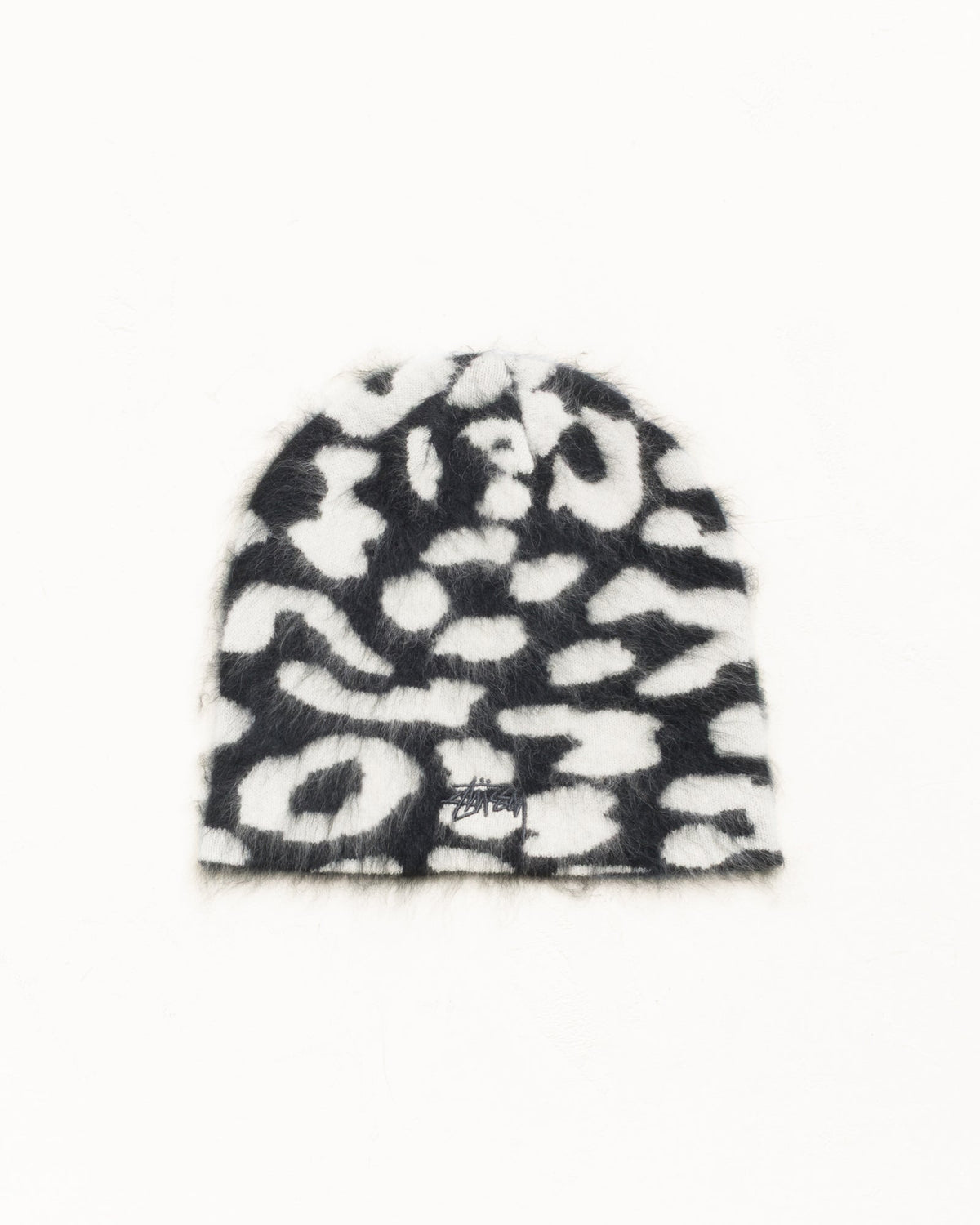 CASHMERE LEOPARD SKULLCAP