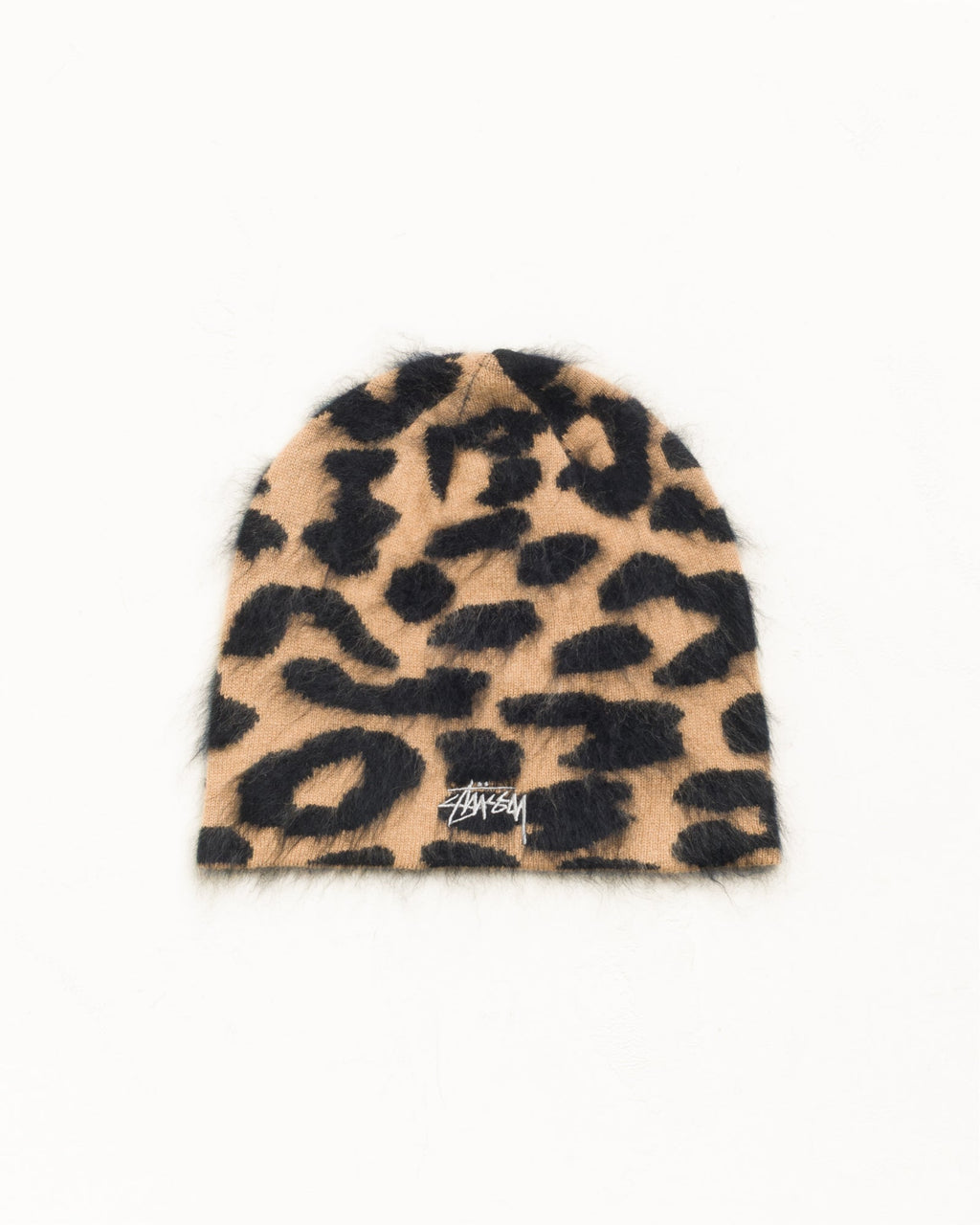 CASHMERE LEOPARD SKULLCAP