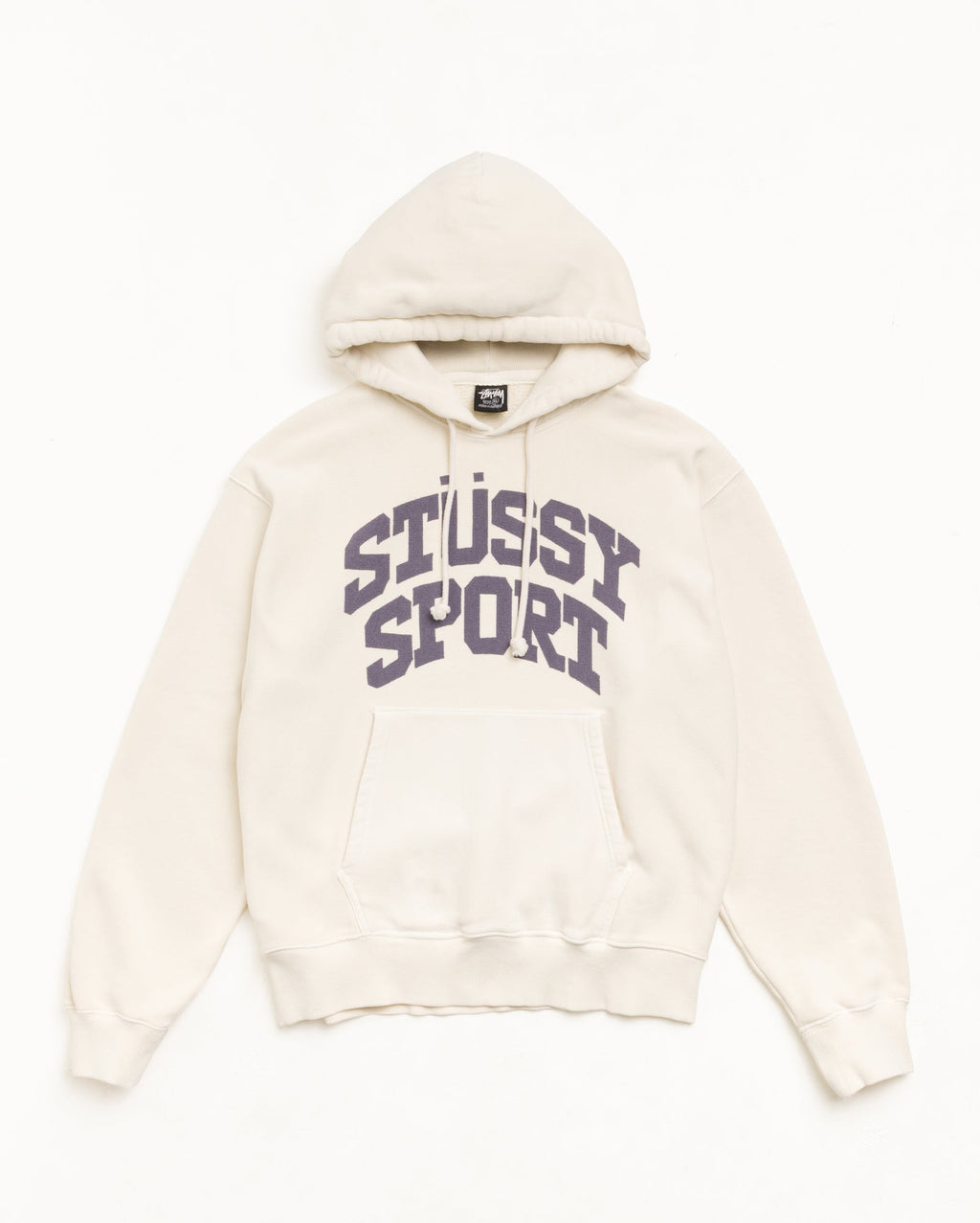 BLOCK SPORT HOODIE GARMENT DYED