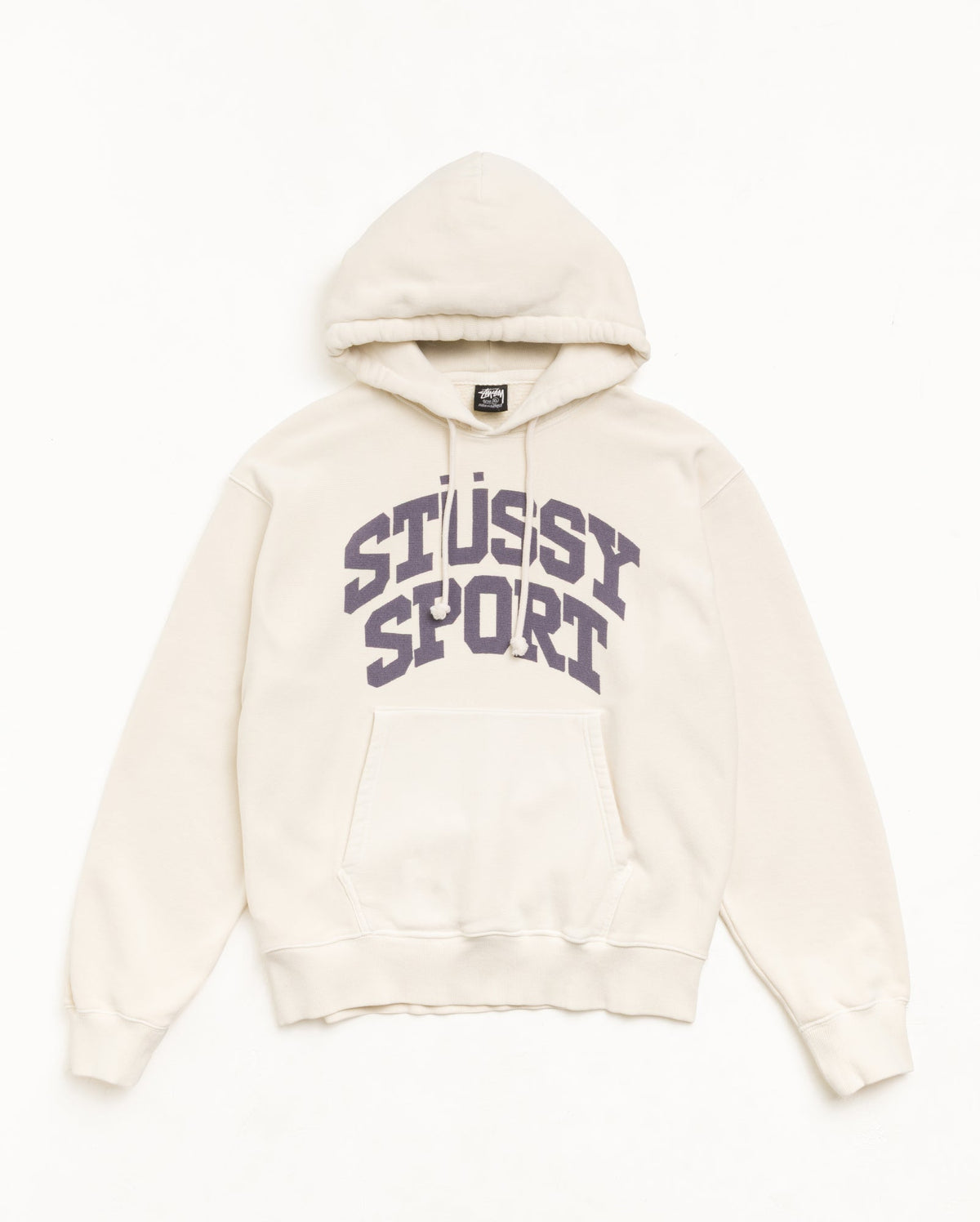 BLOCK SPORT HOODIE GARMENT DYED