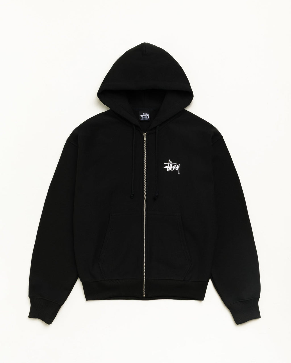BASIC STÜSSY ZIP HOODIE