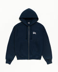 BASIC STÜSSY ZIP HOODIE