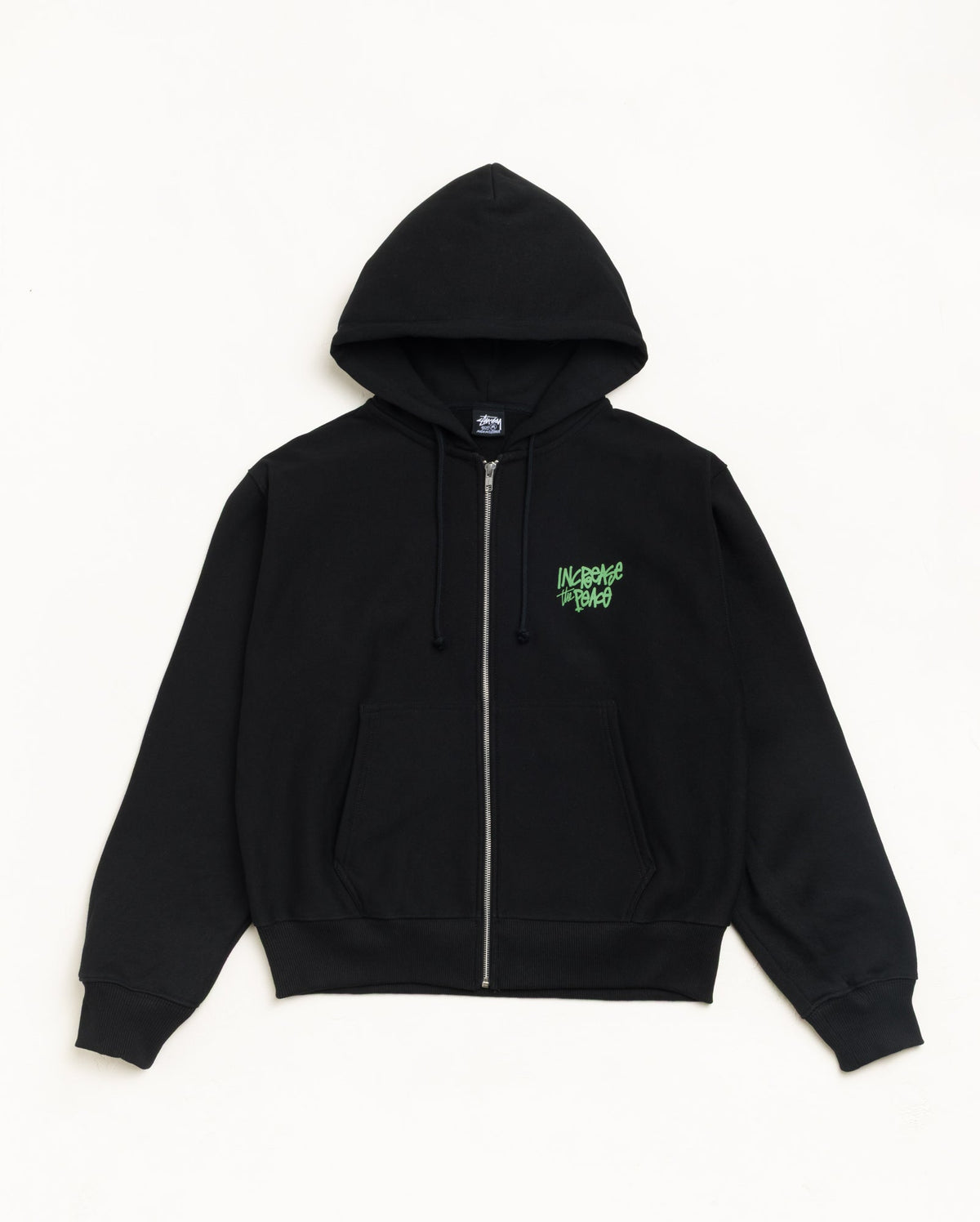 PEACE INCREASED ZIP HOODIE