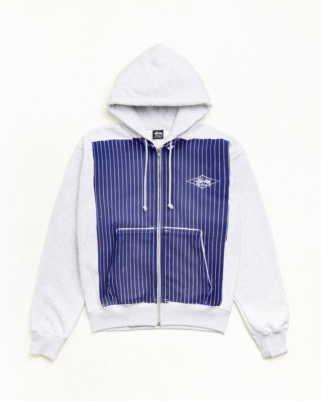 PRINTED PATTERN ZIP HOODIE