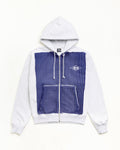 PRINTED PATTERN ZIP HOODIE