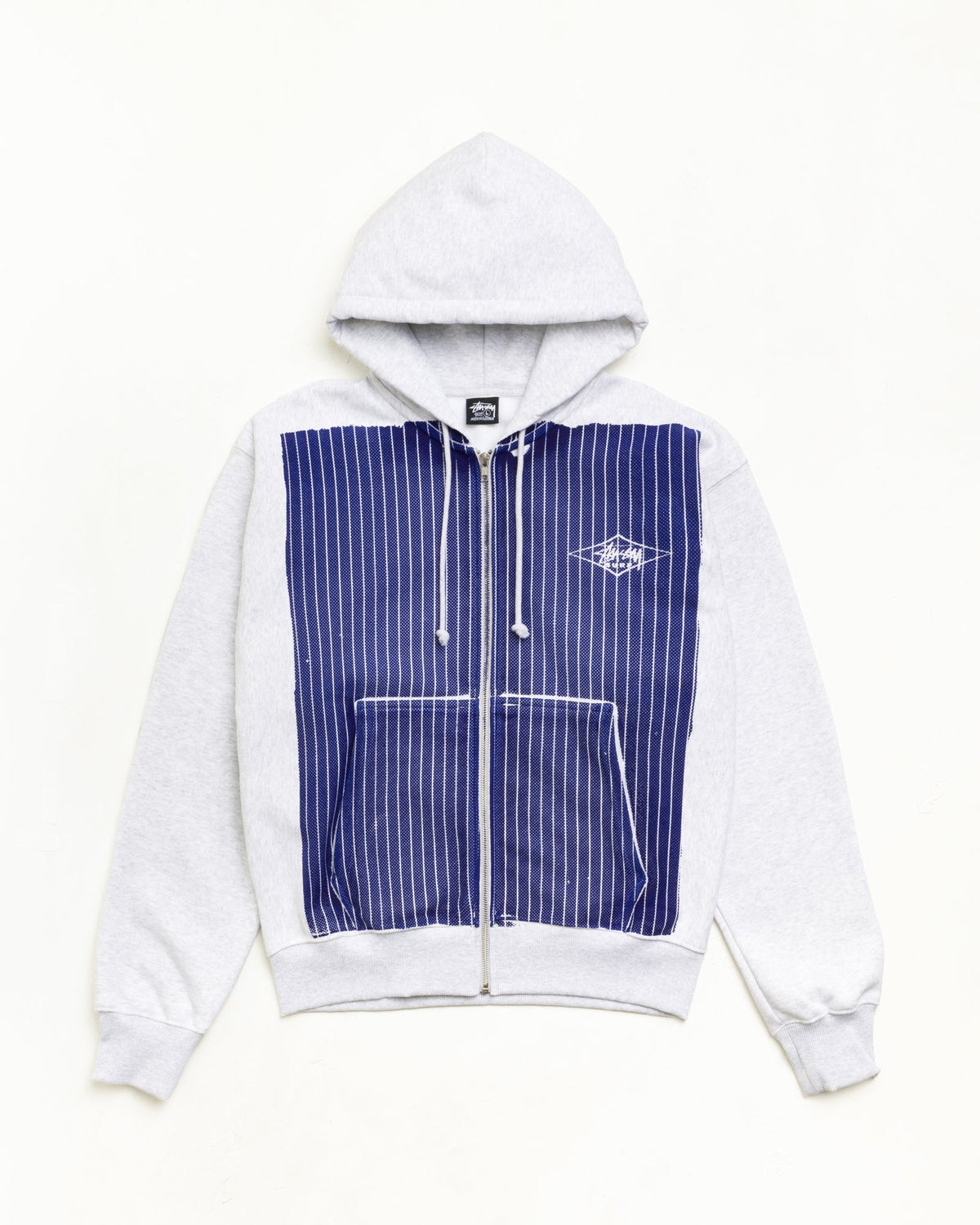 PRINTED PATTERN ZIP HOODIE