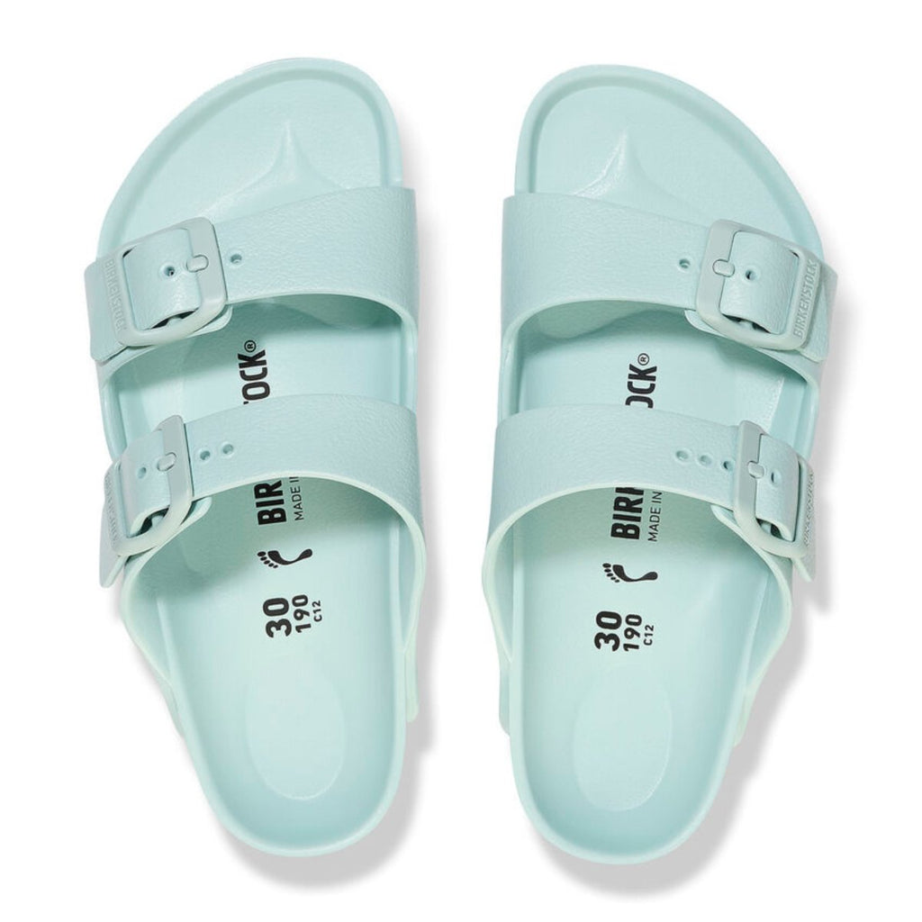 Birkenstock Girls (Sizes 31-34) Arizona Surf Green EVA