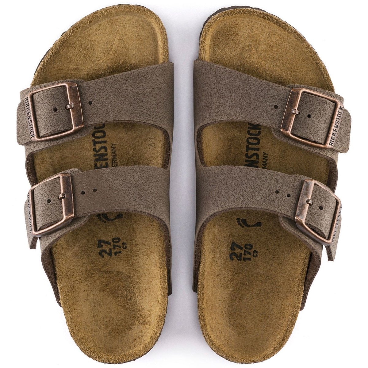 Birkenstock Kids Arizona Mocha Nubuck