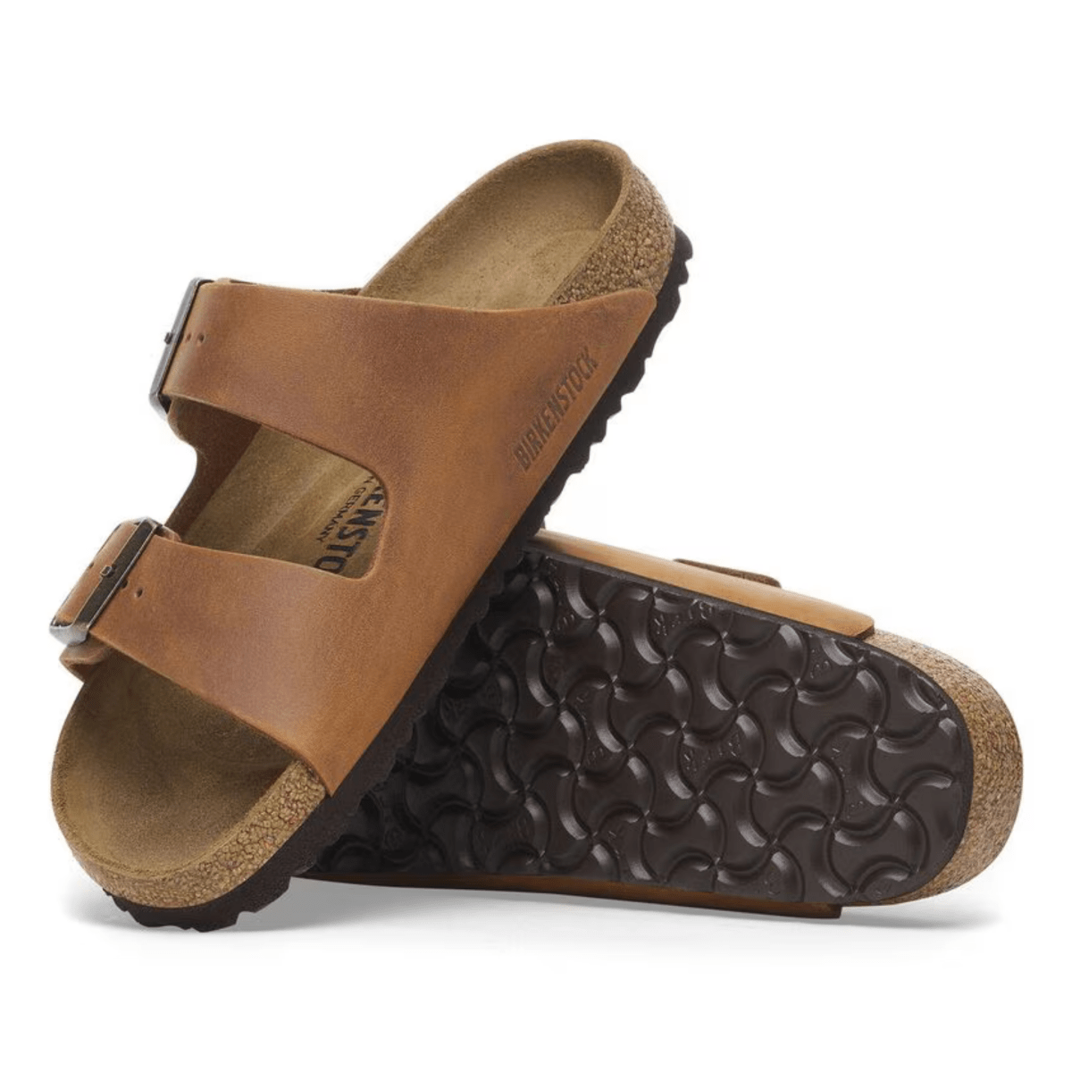 Birkenstock Men's Arizona Cognac Oiled Leather