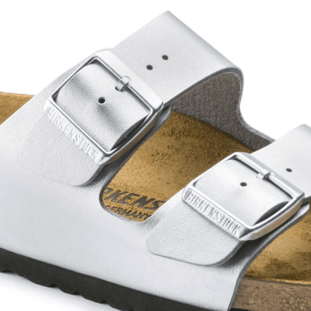 Birkenstock Women's Arizona Birko-Flor Silver