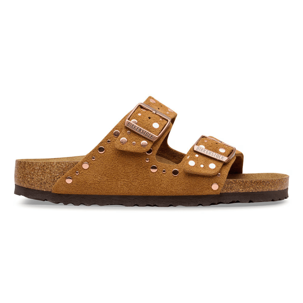 Birkenstock Women's Arizona Rivets Mink Suede