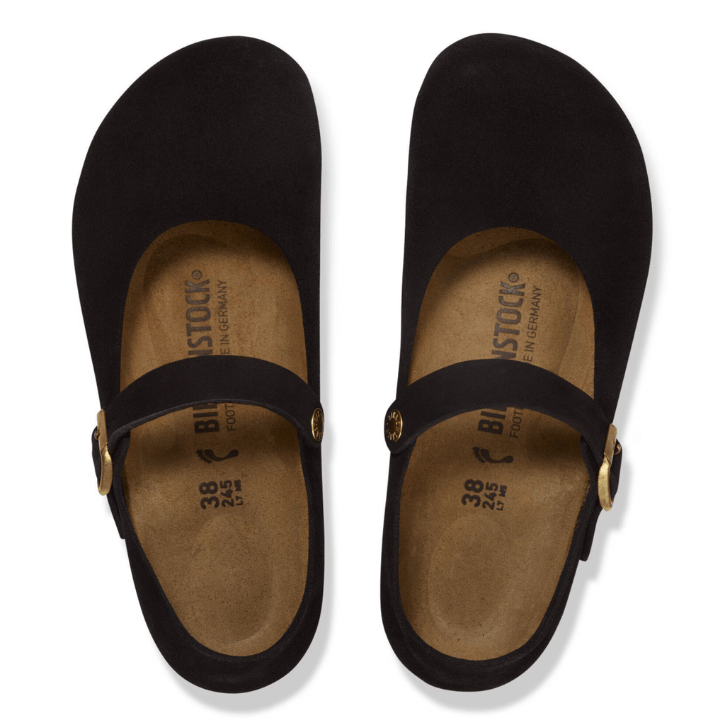 Birkenstock Women's Mantova Black Suede